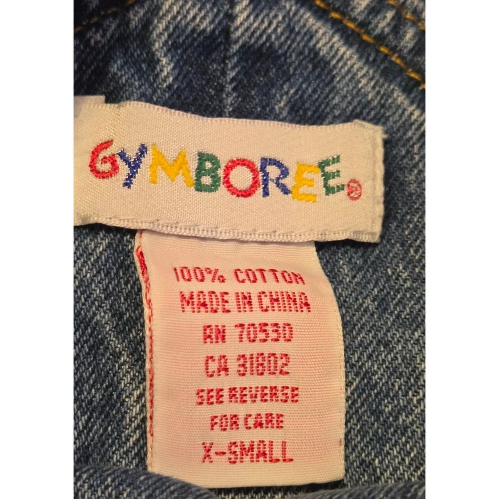 Gymboree Denim Overalls Youth Size X-Small Blue‎